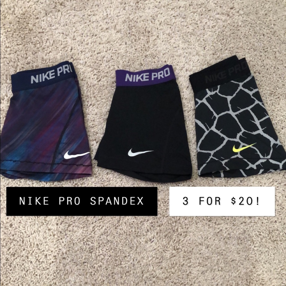 3 Nike Pro Spandex